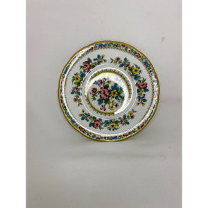 Coal Port Bone China Floral Saucer Ming Rose Collection Vibrant Floral Plate